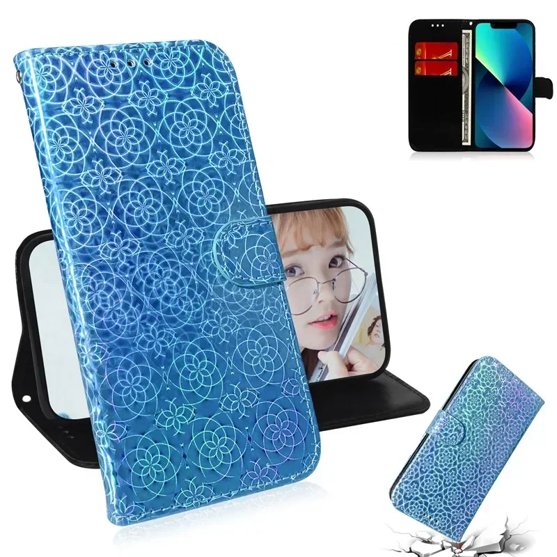 PocoC65 Colorful Pattern Wallet Leather Case on For Xiaomi Poco C65 C55 C50 C51 MiC65 PocoC65 PocoC55 Magnetic Flip Cover