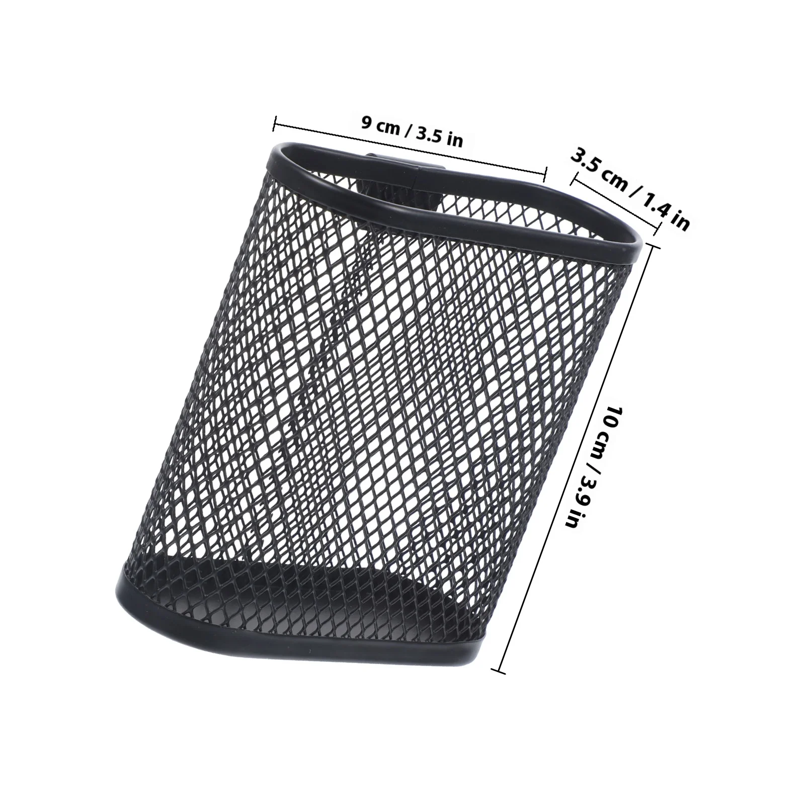 Iron Mesh Pen Holder Large Capacity Desk Organizer Stable Metal Pencil Cup Office Desk Storage Container for Pens Brushes Makeup