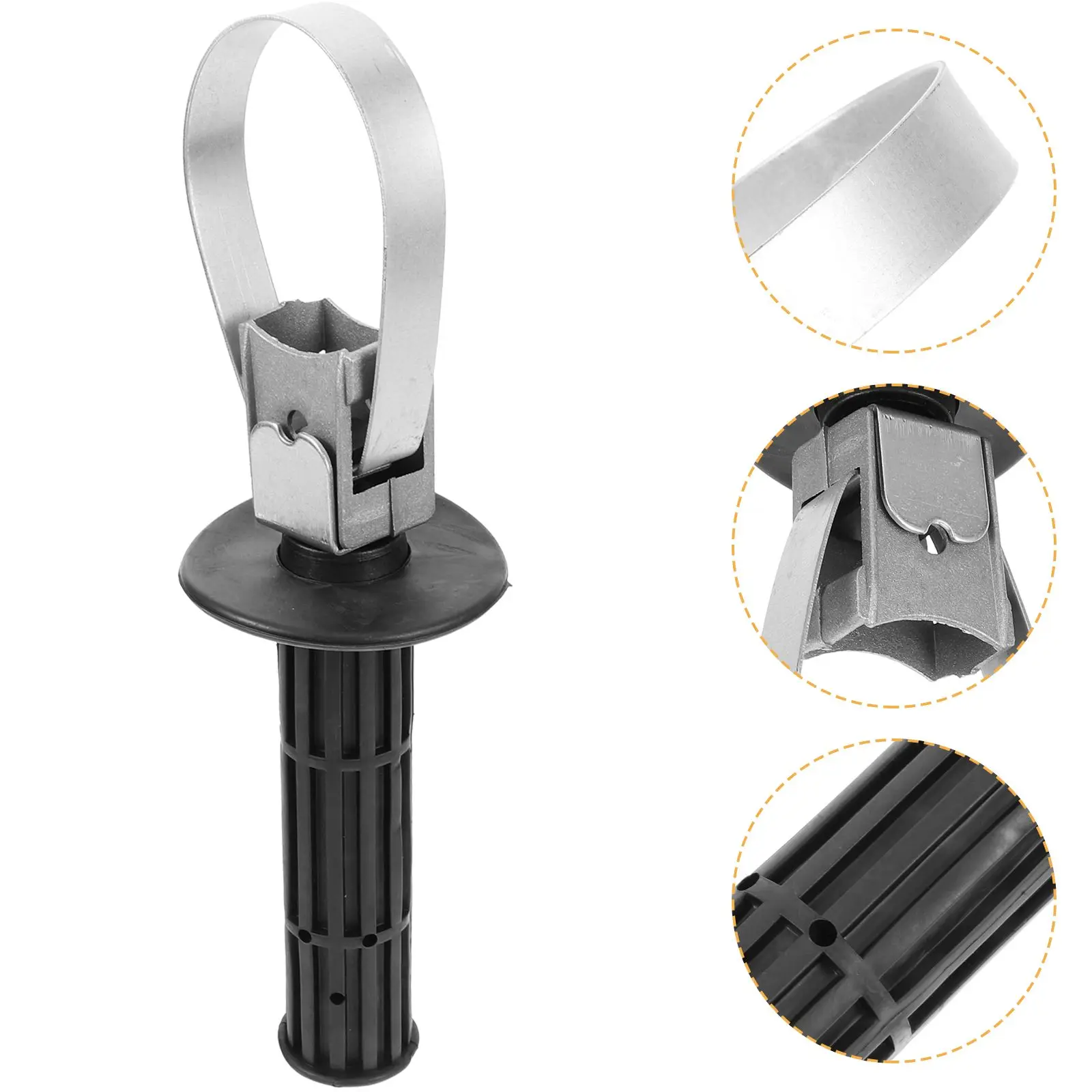 

Impact Drill Handle Electric Hammer Accessories 26 Hollow Aluminum Front Hand Grip Replacement Parts for Drills