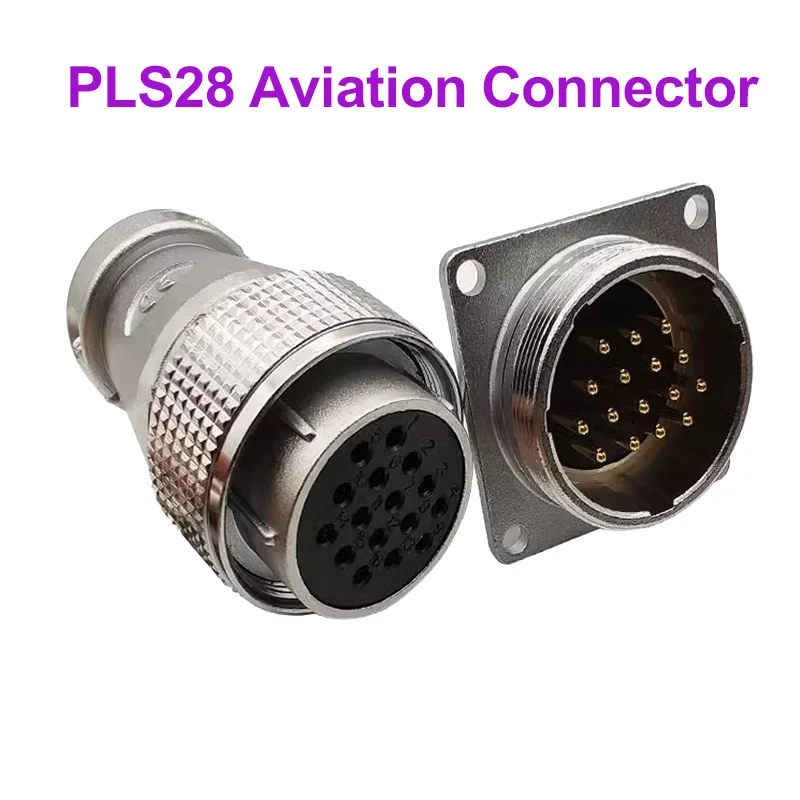 

P28 Aviation Industrial Connector Plug Socket Male Female Butt Joint High Quality Connector 2 3 4 5 7 10 12 14 16 19 20 24 pin