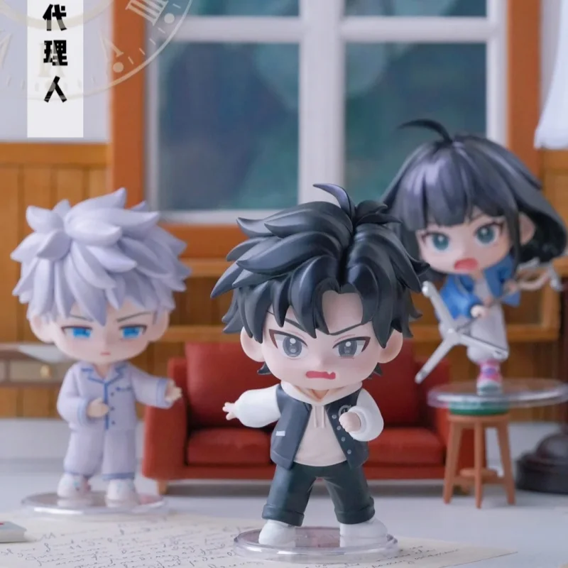 Auf Lager GONG Ming x POPMART Link Click Staffel 2 Echo of Time Series Blind Box Figuren Chen Xiaoshi Lu Guang Geschenk