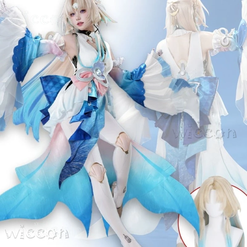 

disfraz adulto Honkai Star Rail Pearl Cosplay Costume Game Anime Full Set Female Halloween Party Performance Wear Elegant Celest