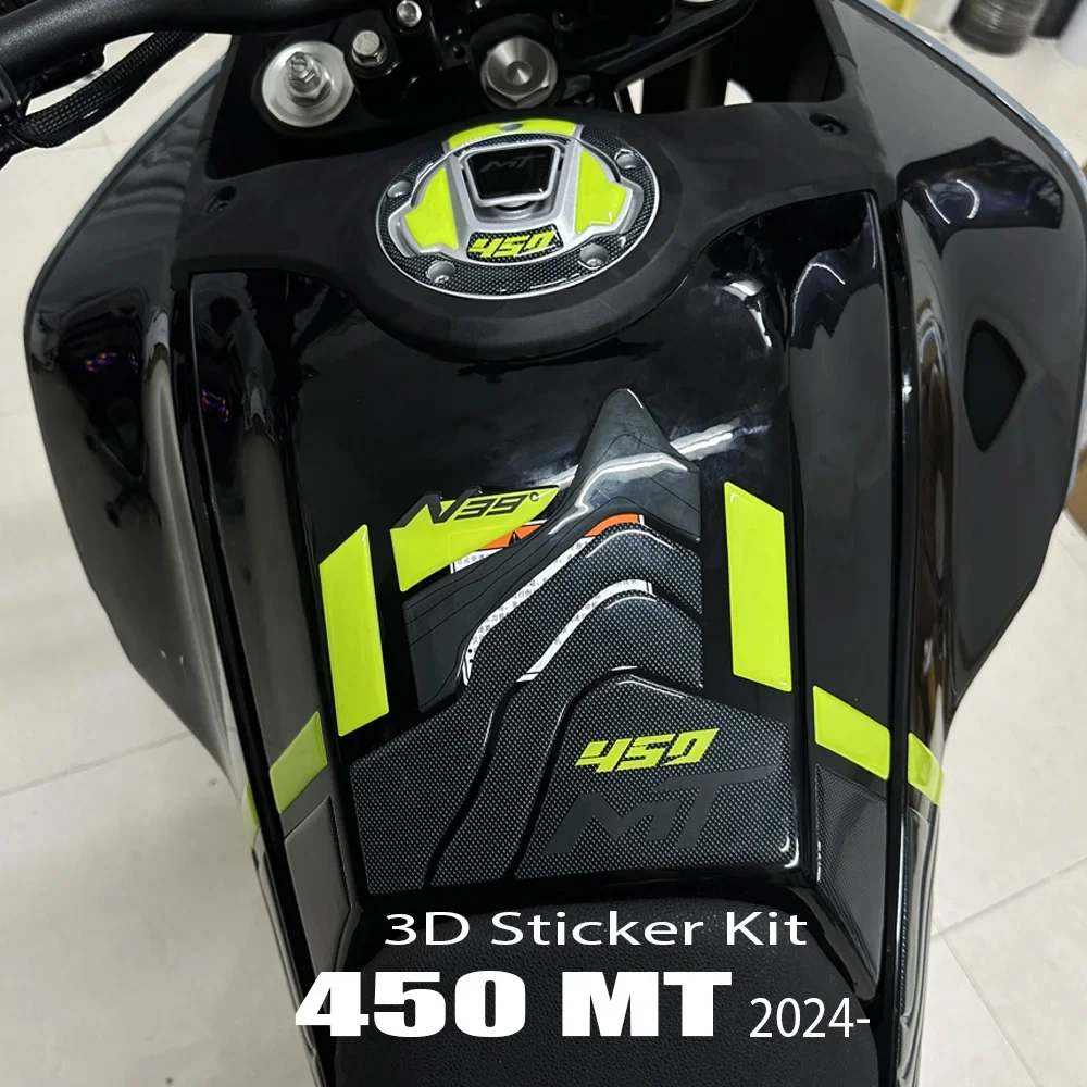 450 MT Motorcycle Decoration Sticker Kit 3D Resin Decal For CFMOTO 450MT MT 450 2024