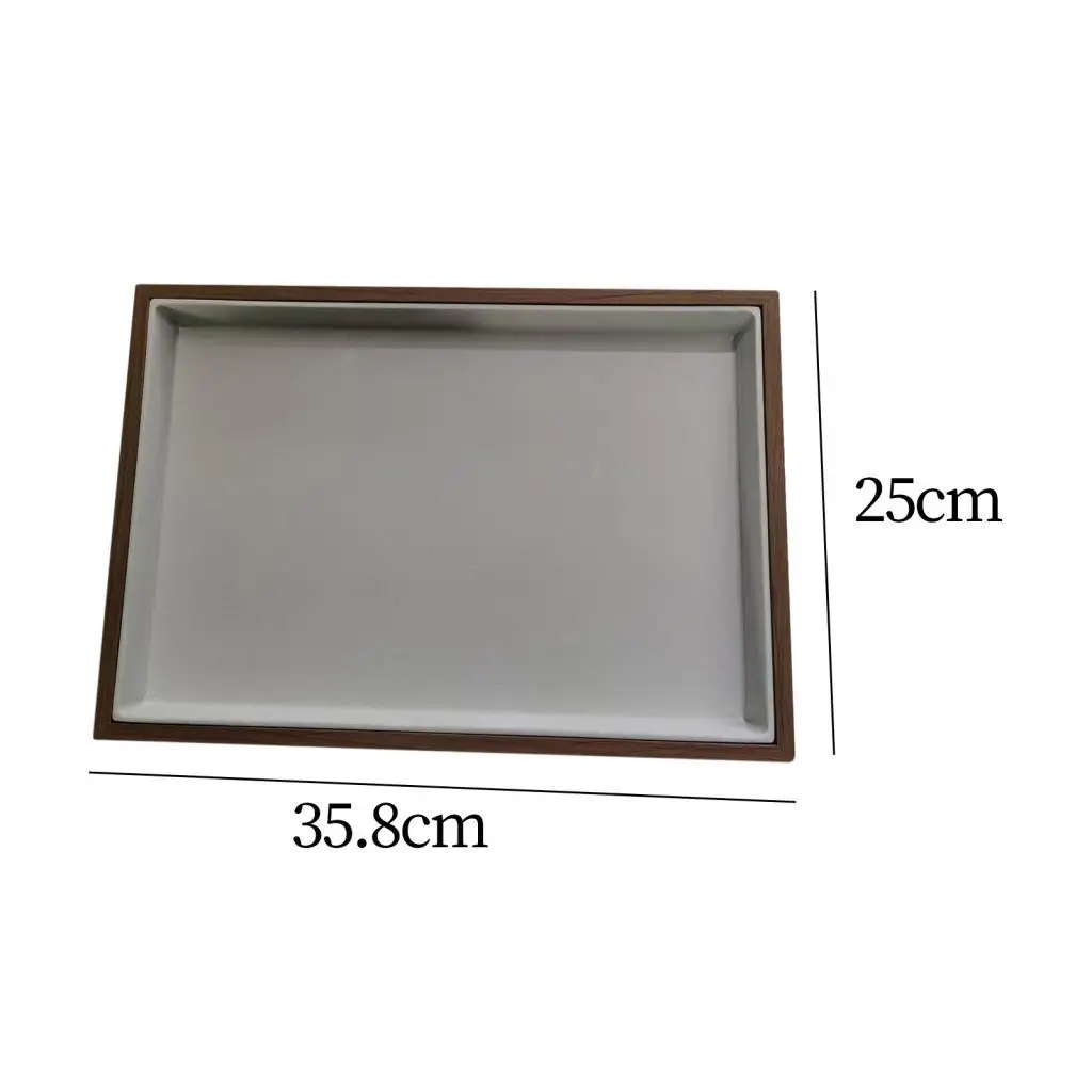 Velvet Jewelry Display Tray Countertop Diamond Bracelet Organizer Necklace Rings