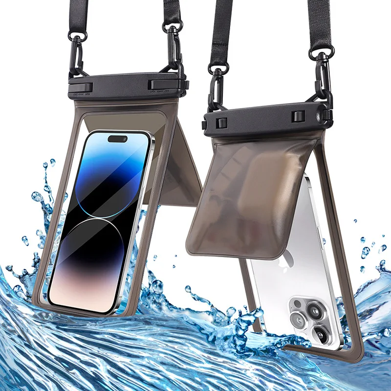 Pochette étanche IPX8 pour téléphone, sac de natation, étui étanche pour téléphone portable, sac étanche pour téléphone portable, grand étui étanche pour la plongée