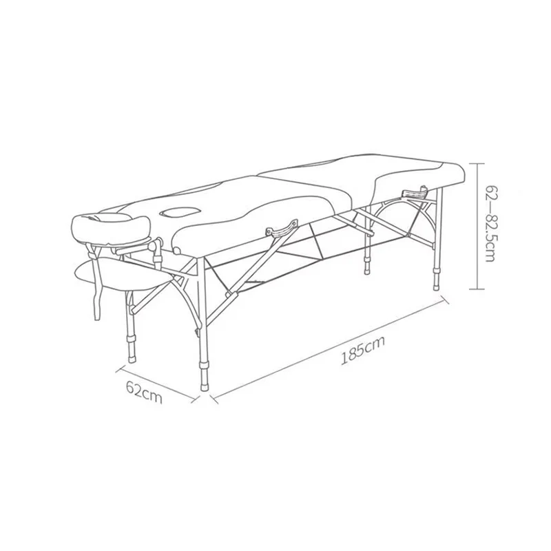 Foldable Portable Massage Table Lightweight Simple Rustic Multifunctional Massage Bed Elegant Modern Lit Esthétique Furniture