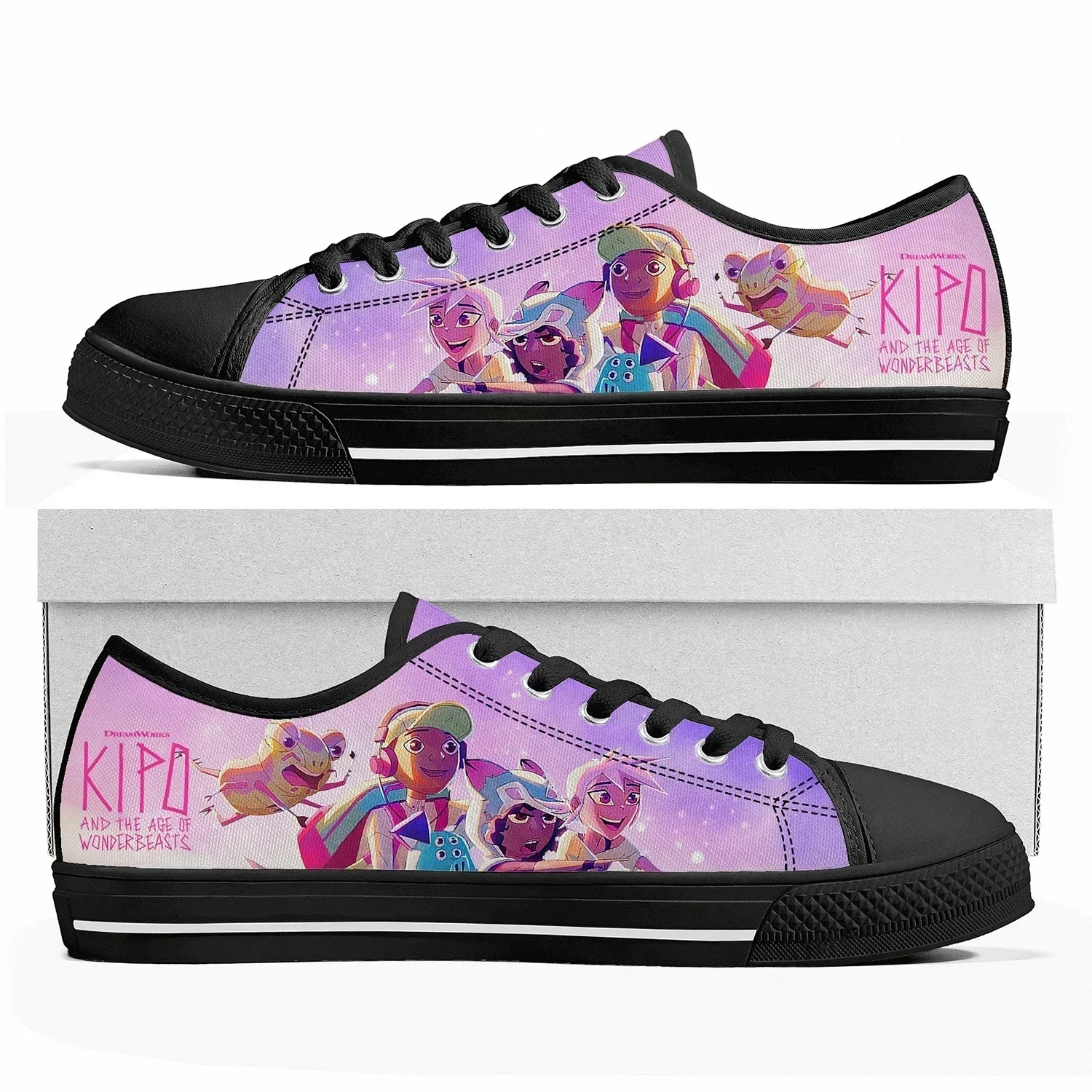 

Kipo And The Age Of Wonderbeasts Low Top Sneakers Womens Mens Teenager High Quality Canvas Sneaker Casual Anime Customize Shoes