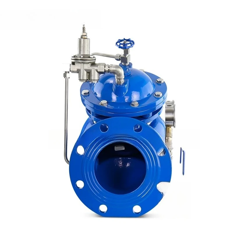 YX741X-16Q adjustable pressure reducing regulator valve, diaphragm type multi-functional safety pressure relief valve pressure
