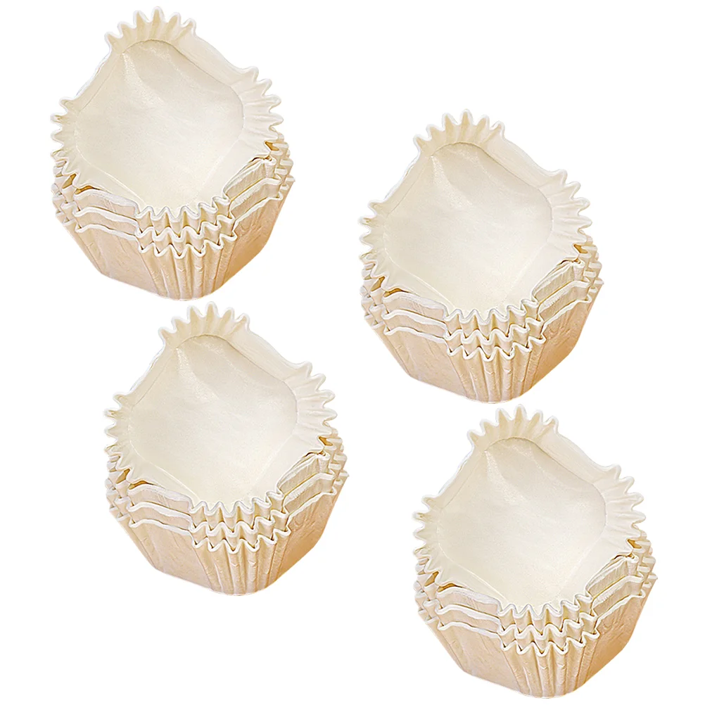 1000 Pcs Wedding Cake Stands Square Baking Paper Tray 1000pcs (white) Cupcake Liners Cups Pan Party Muffin Mother