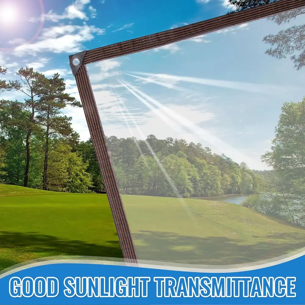 قماش قطني قماشي متين مقاوم للماء بطول 10 × 20 قدم مع حلقات، مقاوم للأشعة فوق البنفسجية للحماية الخارجية #5