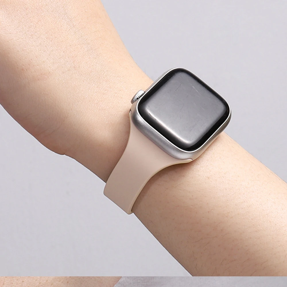 موضة لينة سيليكون الفرقة ل أبل ساعة S10 9 8 7 6 5 4 Correa الرجال النساء سوار iWatch Ultra2 49 مللي متر 46 42 45 41 38 40 44 مللي متر