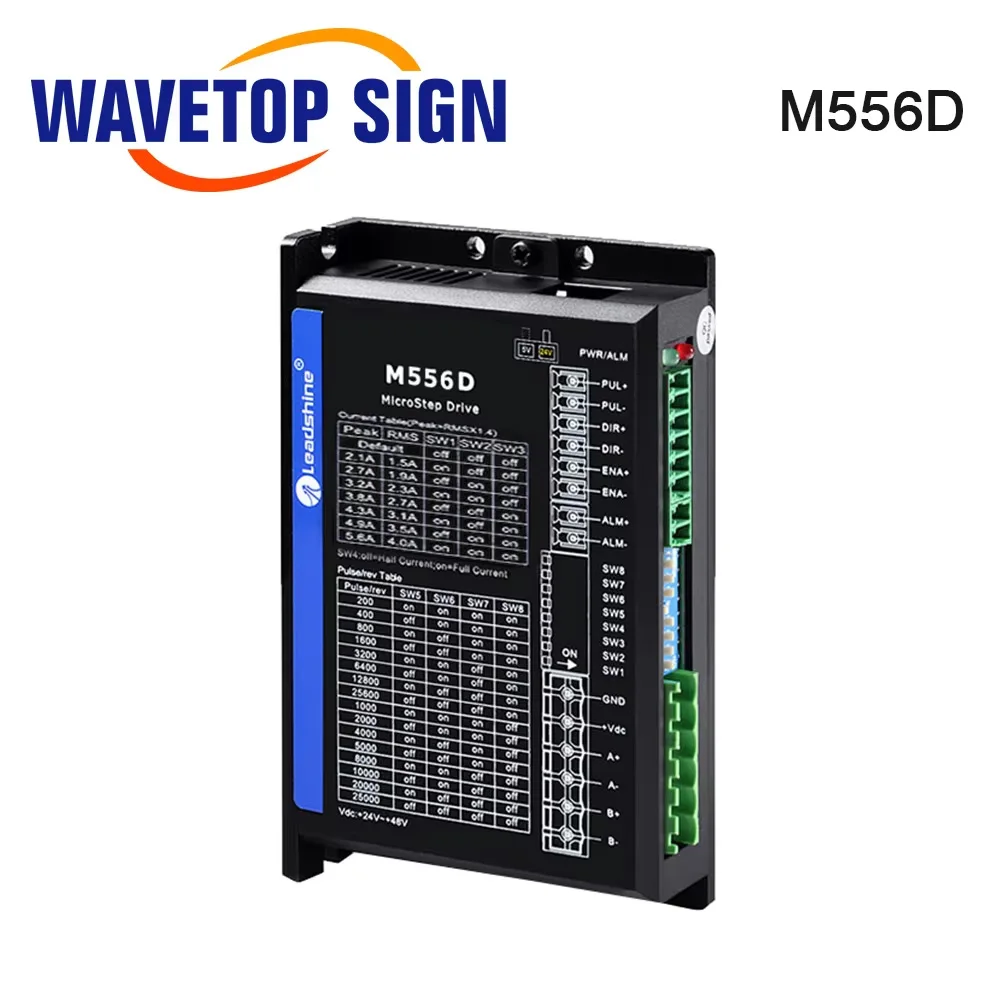 Driver motore passo-passo Leadshine 2 fasi DM542S tensione di alimentazione 20-50VDC corrente di uscita 1.0-5.0A sostituire il Driver Microstep DM542