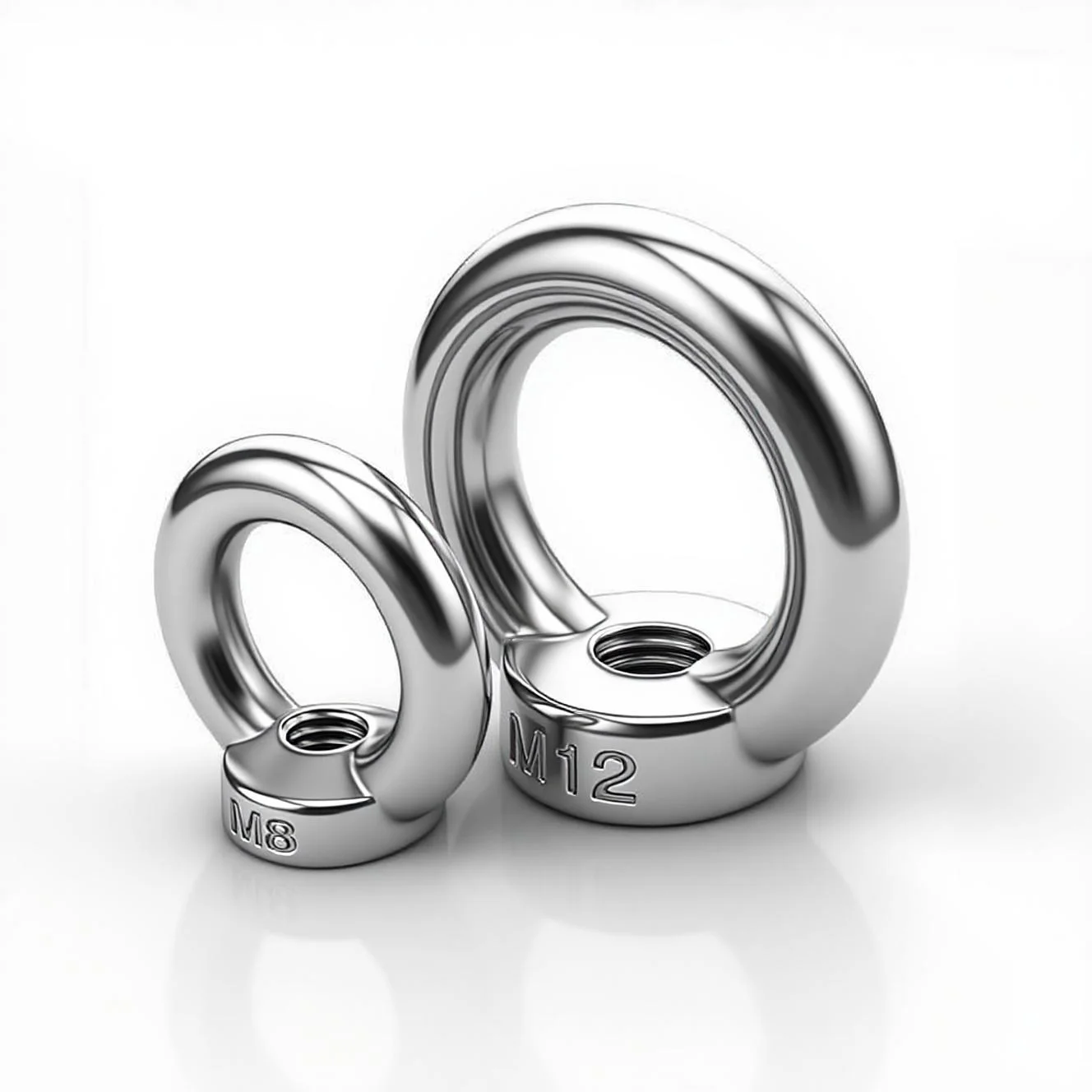 DIN582 304 Stainless Steel Marine Lifting Eye Nut Ring Nut Thread M3-M20