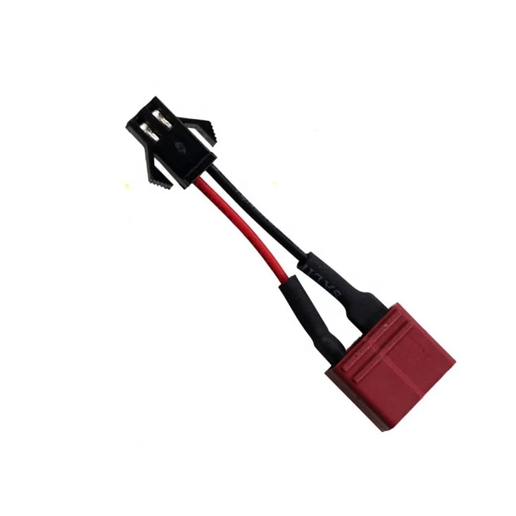 50PCS JST SM 2Pin Connector To XT30 Mini Tamiya Deans T Plug Adapter Wire 20AWG For RC Car Airplane Battery Toys Parts