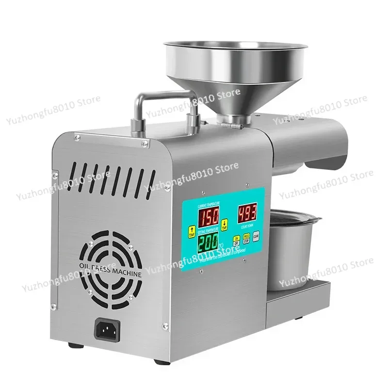 

220V/110V Linseed Olive Kernel Stainless Steel Intelligent Temperature Control Oil Press RG-311/RG-312 Hot and Cold Oil Press