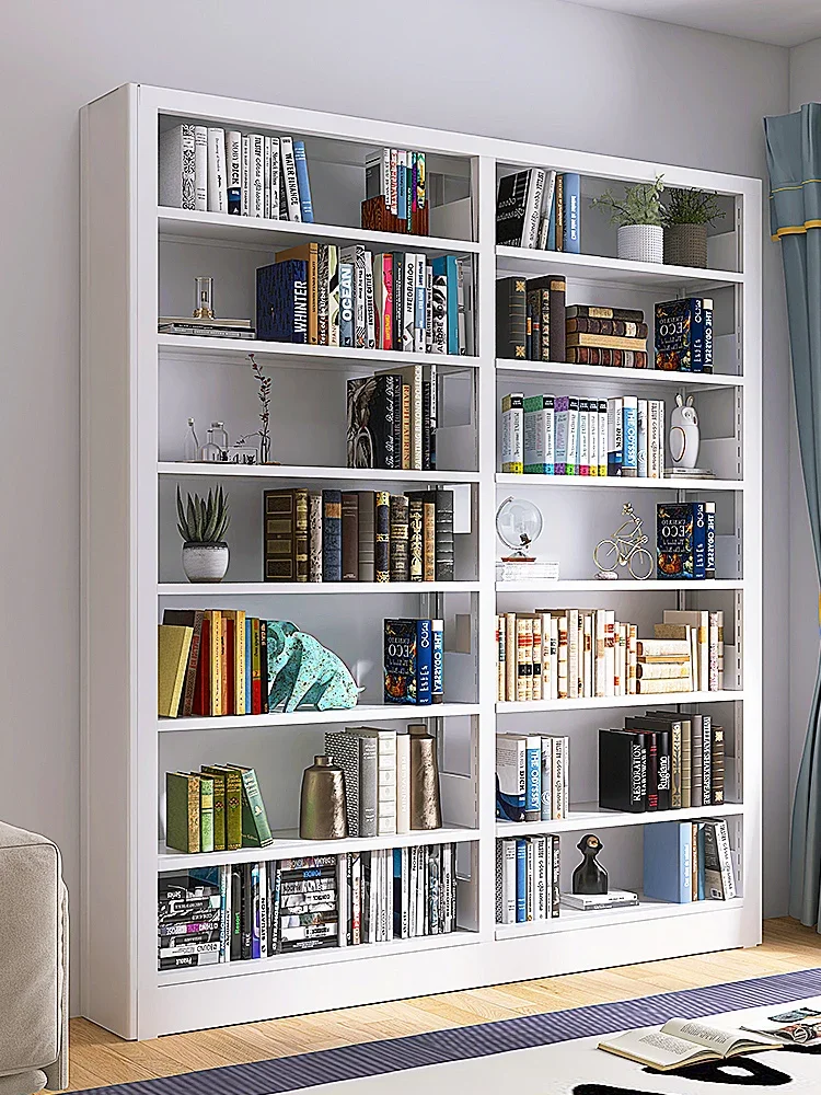 Home Library Bookshelf Steel Iron Floor Shelves Bookshelves Children\'s Bookcase Living Room Modern Simple Multi-functional