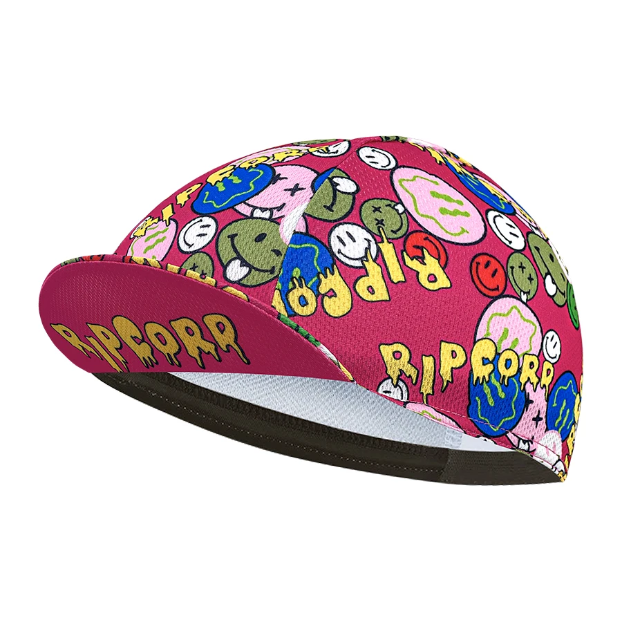 New cycling cap, polyester sweat absorption, classic trend, unisex, graffiti image 2