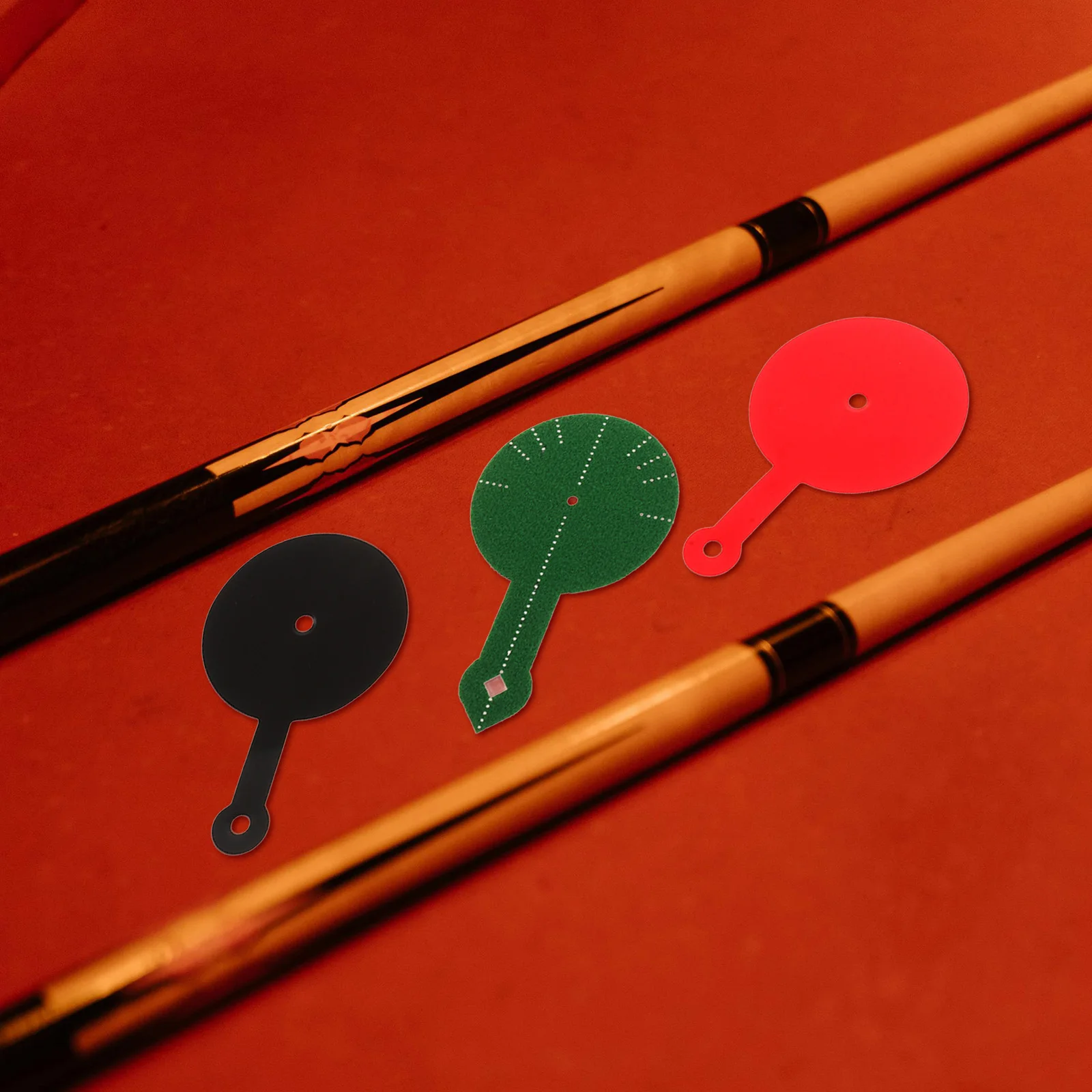

3 Pcs Practice Stickers Aiming Posts Pool Trainer Pad Cotton Billiard Training Aid