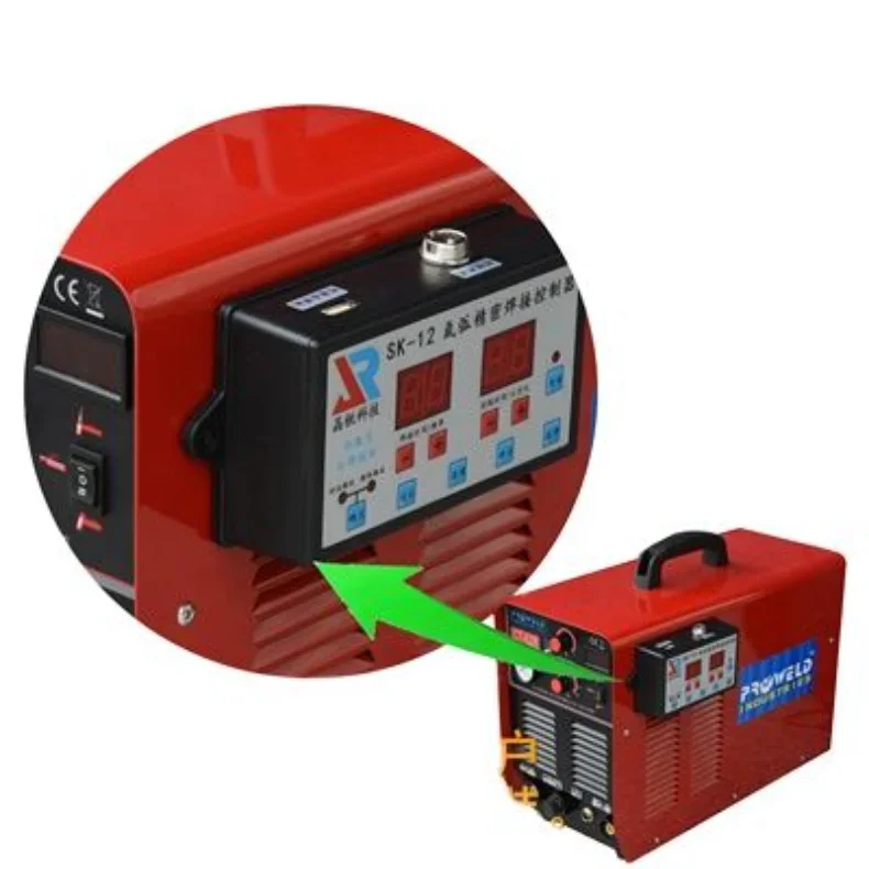 New SK-12 argon arc welding machine modified cold welding machine time pulse controller imitation laser welding stainless steel