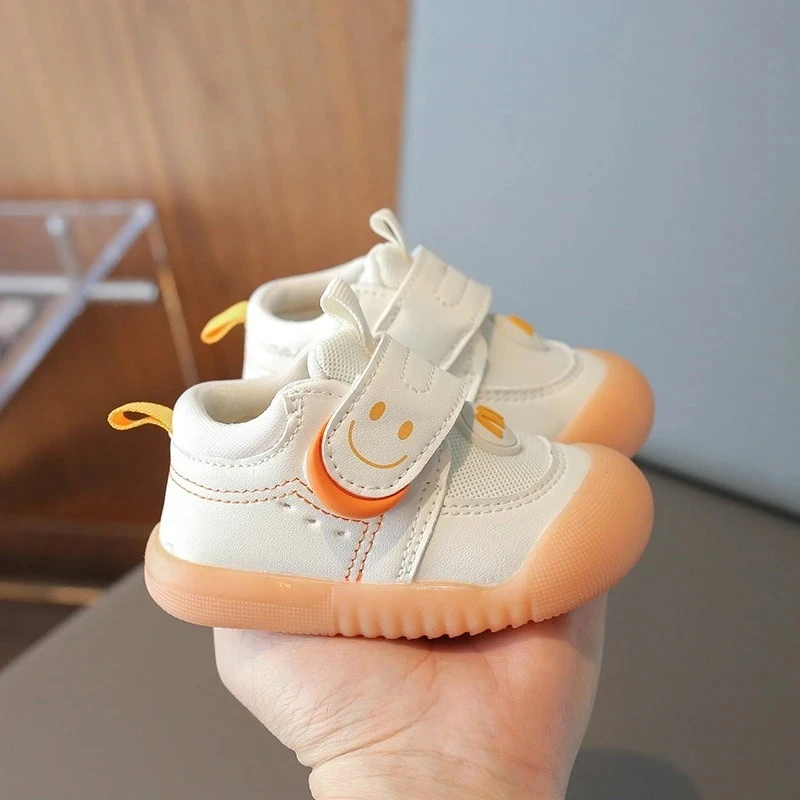 

2025 Baby First Walkers 0-3 Years, Soft Sole Non-Slip Mesh Sneakers for Boys & Infants Autumn Shoes