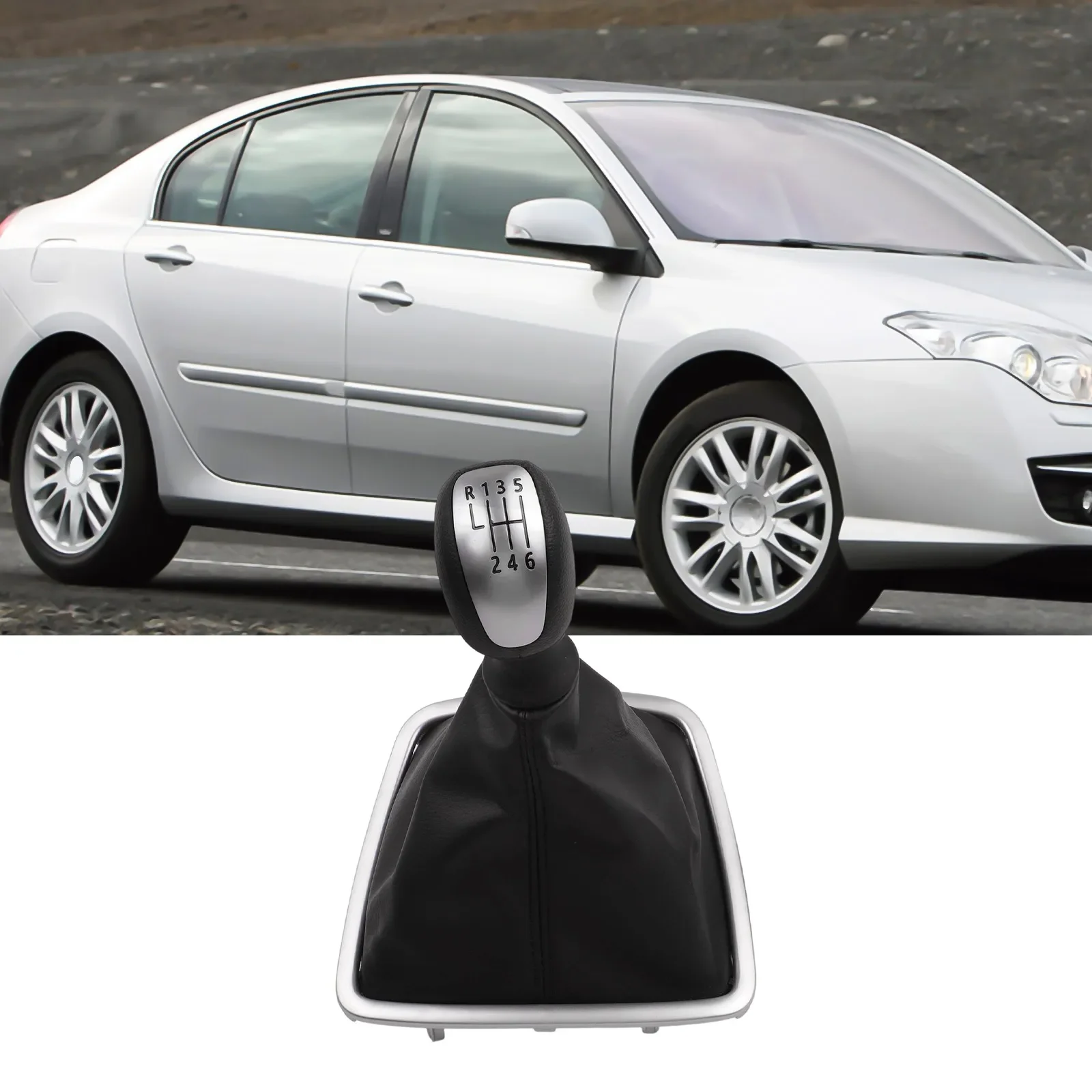 Car Interior Upgrade Leather Shift Knob Dust Cover Accessory BLACK Easy Installation Process Elegant Appearance