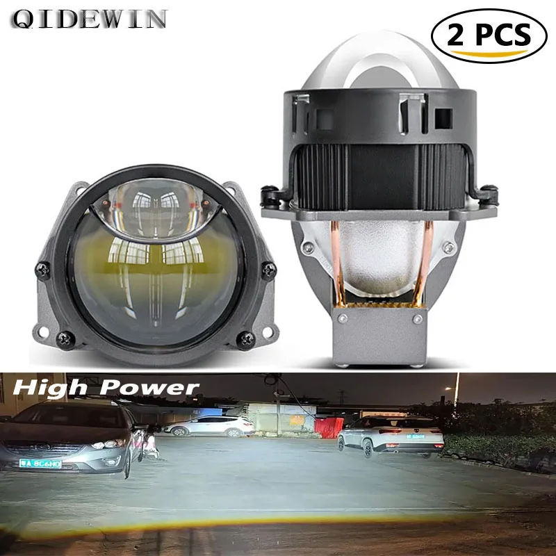 

Bi Lens Headlight H4 H7 120W High Power Laser Led Lights for Vehicles 2PCS Headlight Canbus Automotive Spotlights Led Fog Lights