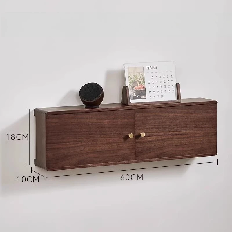 Wooden Power Outlet Concealer Box Cable Organizer Home Wire Management Router Storage Stand for Clutter-Free Room