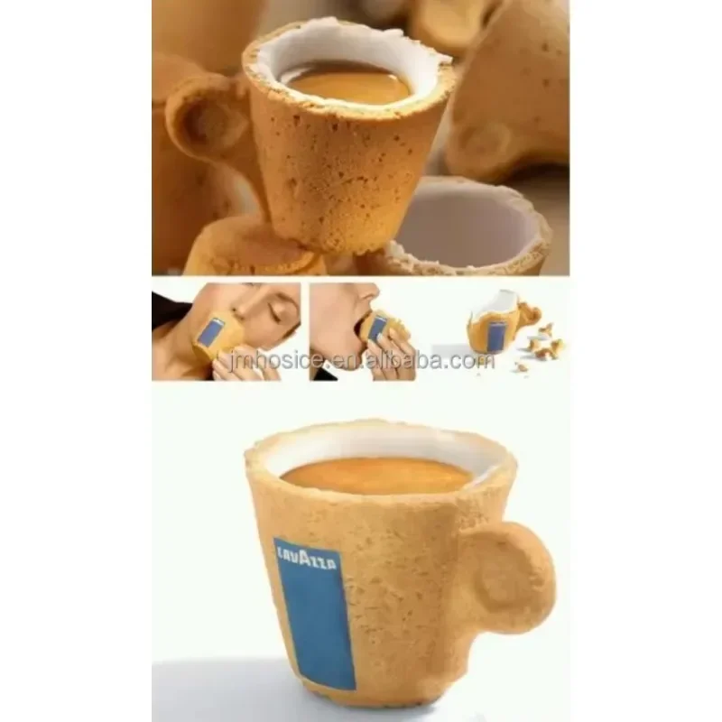 Commercial Soft Machine Soft Ice Cream Machine Cone Wafer Making Machine Small Edible Coffee Cup Maker