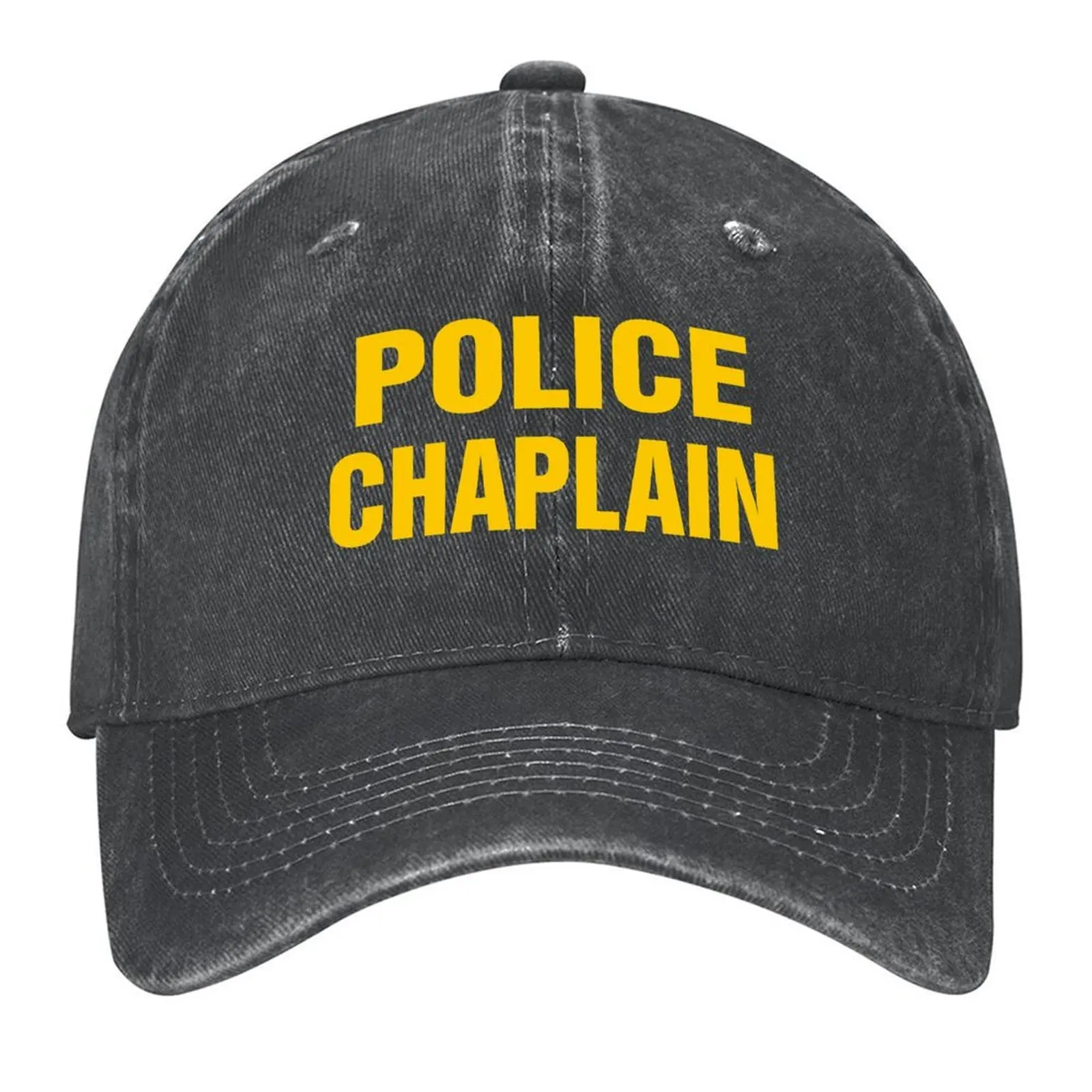 

POLICE CHAPLAIN Baseball Cap Funny hats Trucker Cap Horse Hat Golf Hat Man Sun Hats For Women Men's