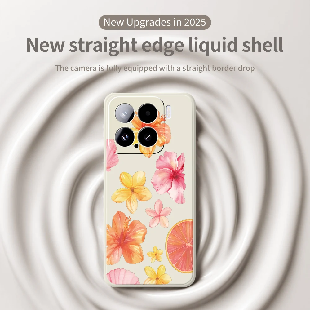 حافظة واقية للهاتف على شكل زهرة ريترو لهاتف Xiaomi Mi 15 Ultra Mi 14T 11T Pro حافظة لهاتف Xiaomi Mi 13T Pro Mi 11T Pro من السيليكون
