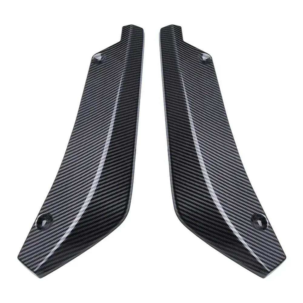 2PCS Rear Bumper Splitter Cover Universal For Ford Mustang 2000-2022 Side Spoiler Diffuser Canards Chin Car Accessories