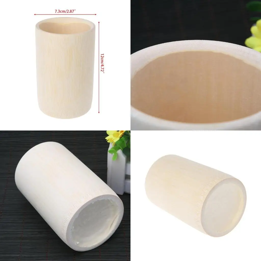 

Traditional Handmade Natural Solid Bamboo Cup For Tea Sake Coffee Juice Drinks high quality