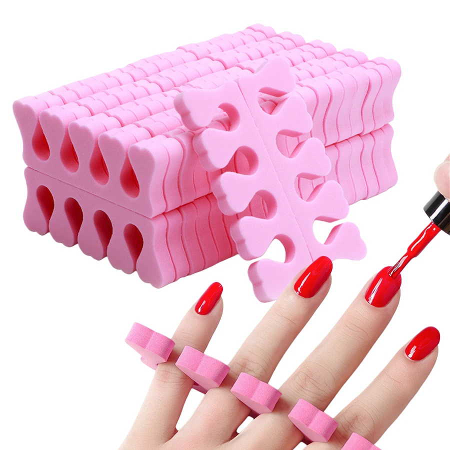 10/20 Stück Schaumstoff-Zehen- und Fingerspender für saubere Nagellackanwendung, unverzichtbare Werkzeuge für Maniküre und Pediküre – Detail 1