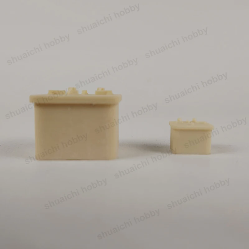 5PCS Resin Square Hatch Cover Model 14x13x9mm/27x25x18mm Micro Hatchway Hood Cap DIY Decorative Parts for Simulation Ship Boat