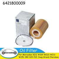For Mercedes S211 W164 W221 W211 W251 280 320 CDI Jeep Grand Cherokee Engine Oil Filter 6421800009 A6421800009