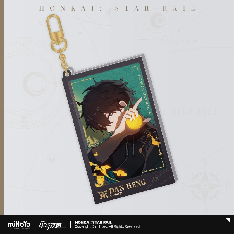 Honkai Star Rail Acrylic Pendant March 7th Dan Heng Himeko Departure Countdown Series Flowing Sand Acrylic Pendant Original