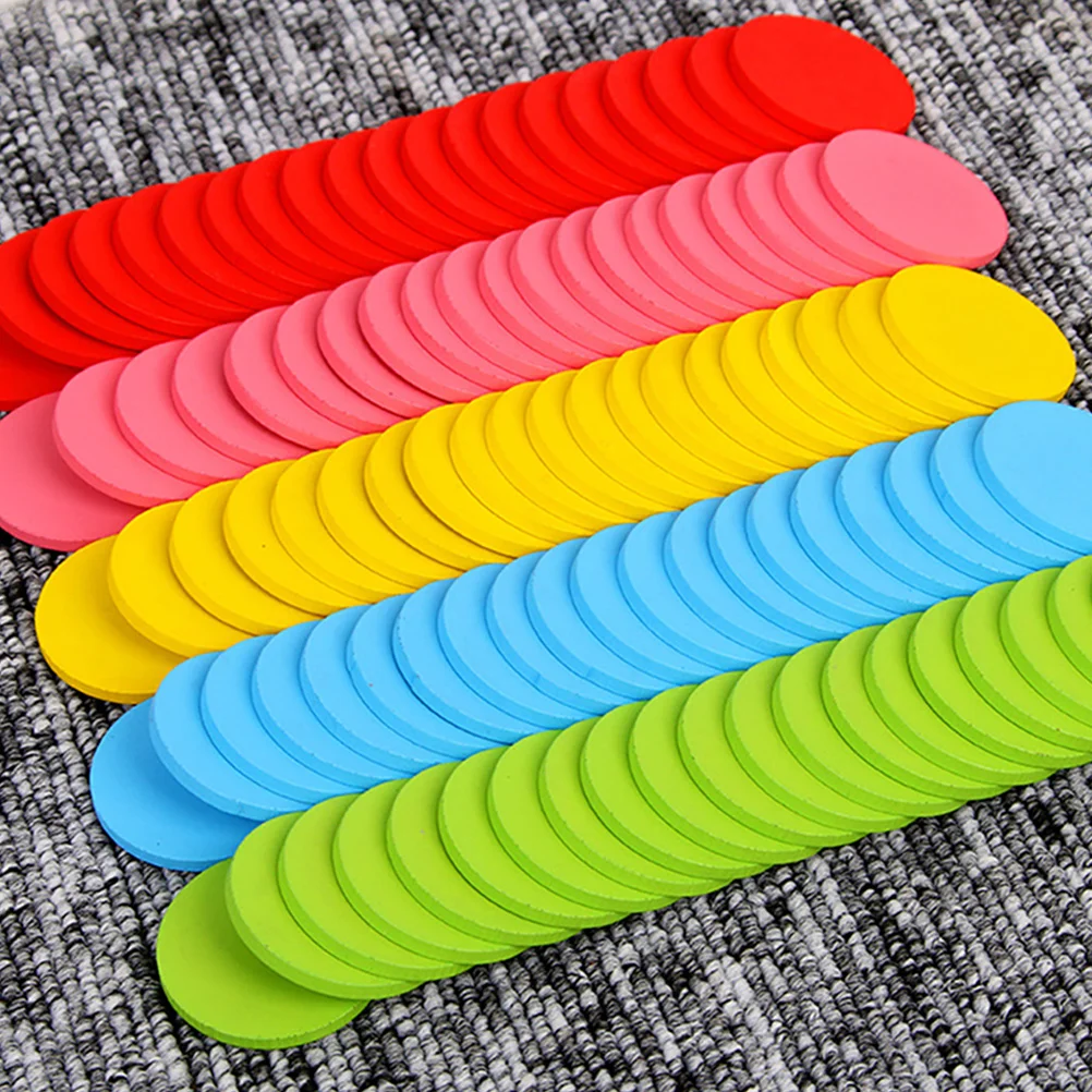 다채로운 원형 디스크 1박스 숫자 계산 기호 수학 교육 유치원 학습 어린이 유아 아기 산수