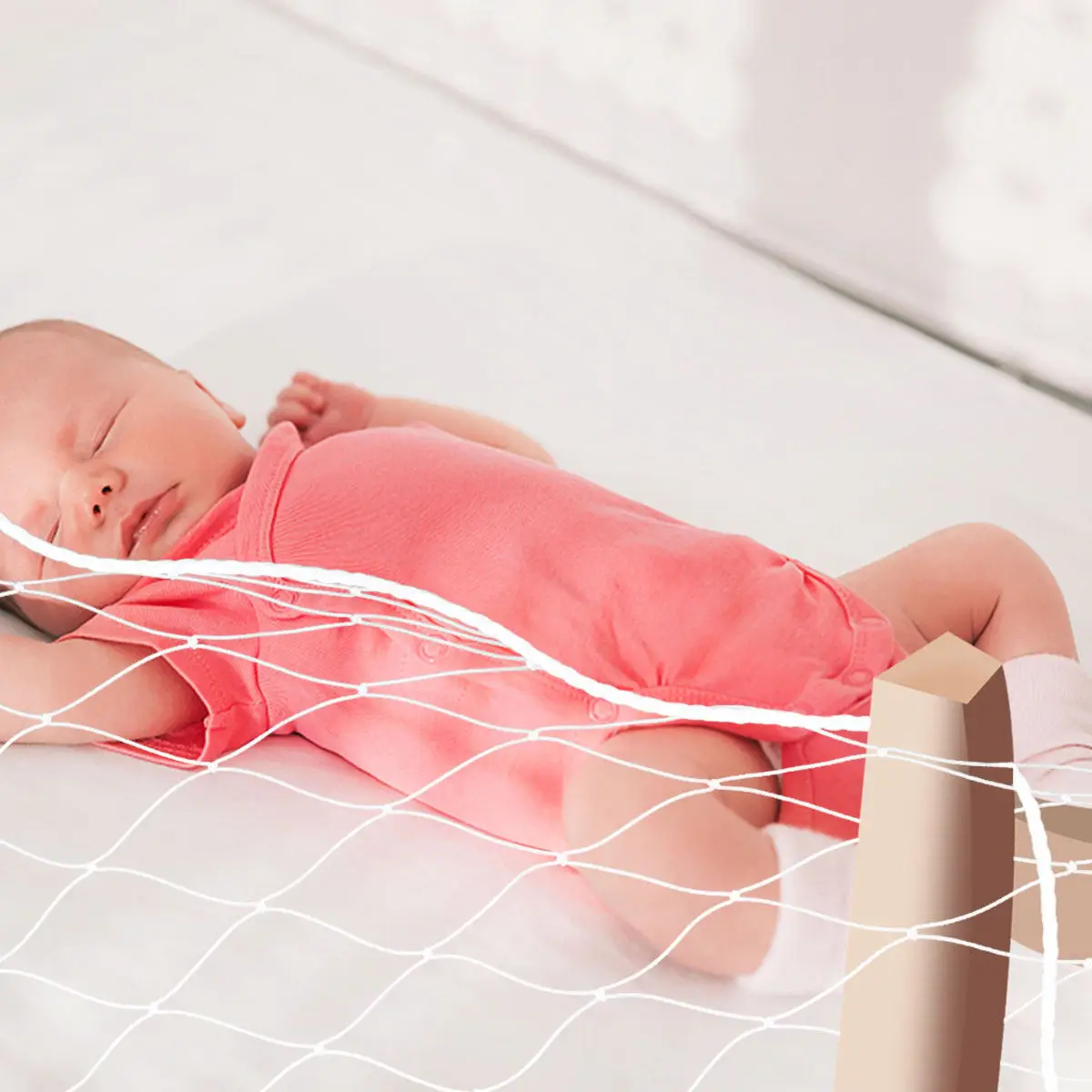 

Защитная сетка для домашних животных из нейлона, для лестниц, перил, балконов, 4 м, белая, УФ-стойкая, для кошек