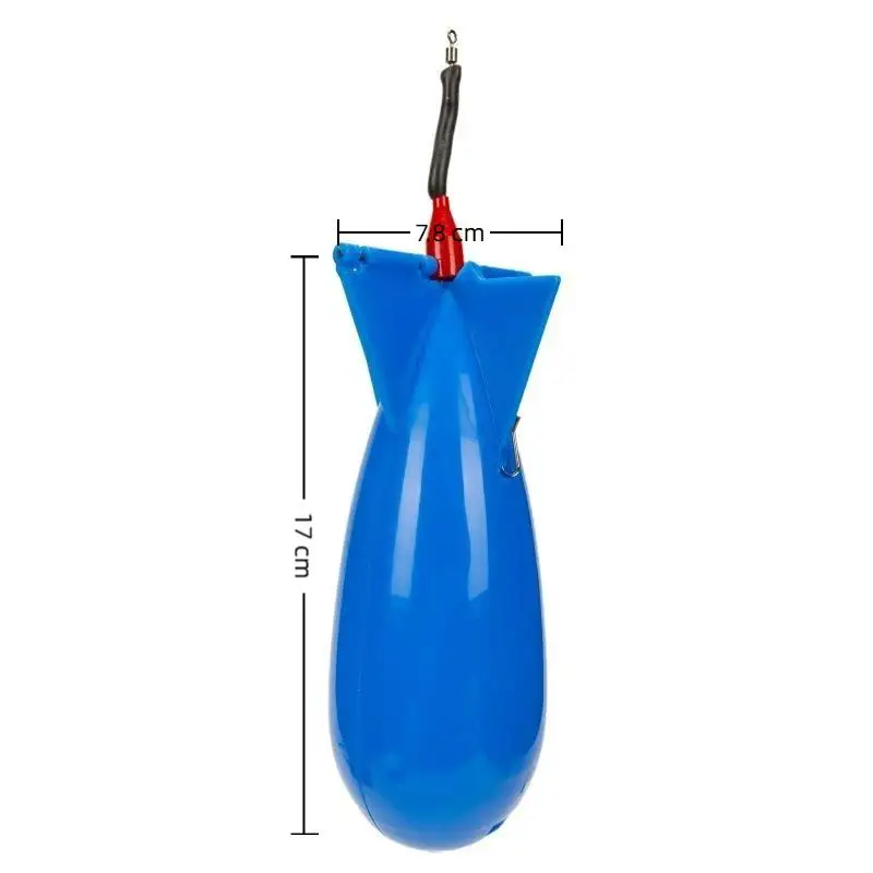 Fishing Rocket Feeder Quick Release Bait Holder Float Lure Initiator for Night Day Fishing Tackle Gear view 4