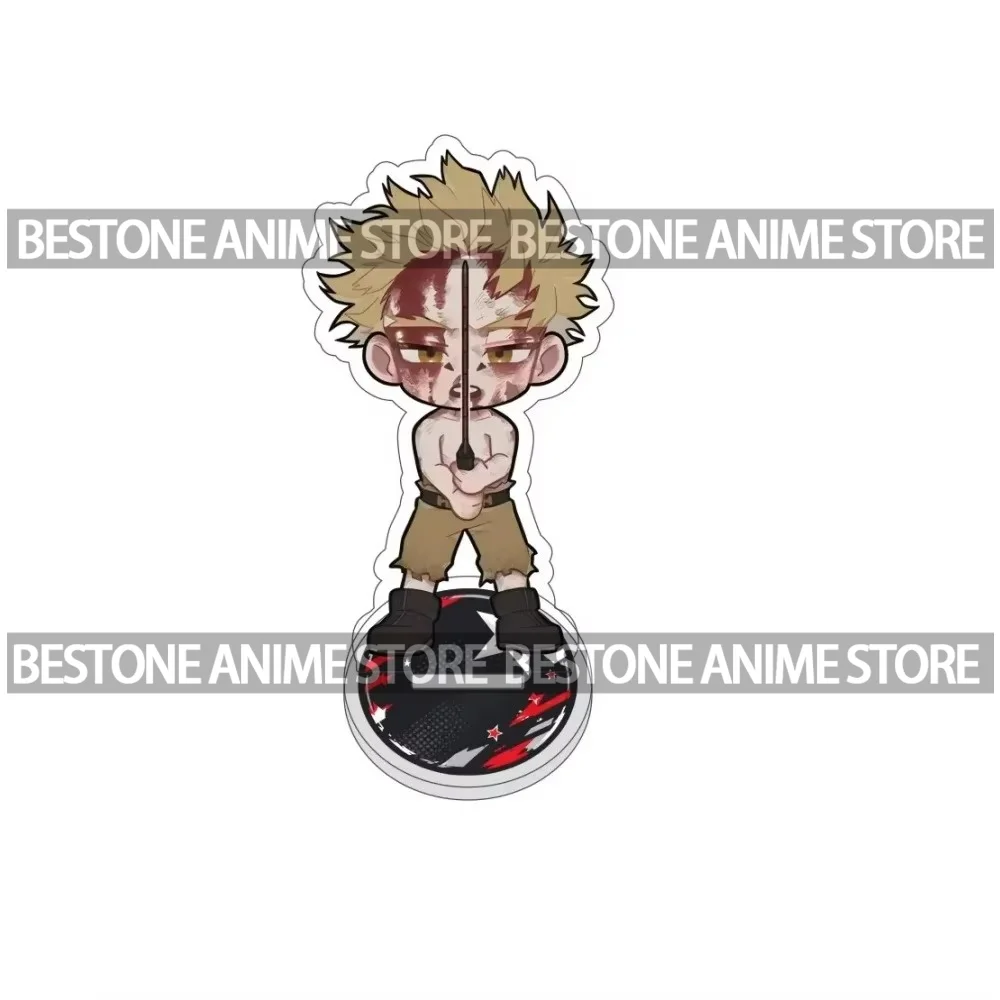 My Hero Academia 10cm Chibi Hero & Villain Battle Style Acrylic Stand Figures Keychain Anime Desktop Tabletop Ornament Fans Gift