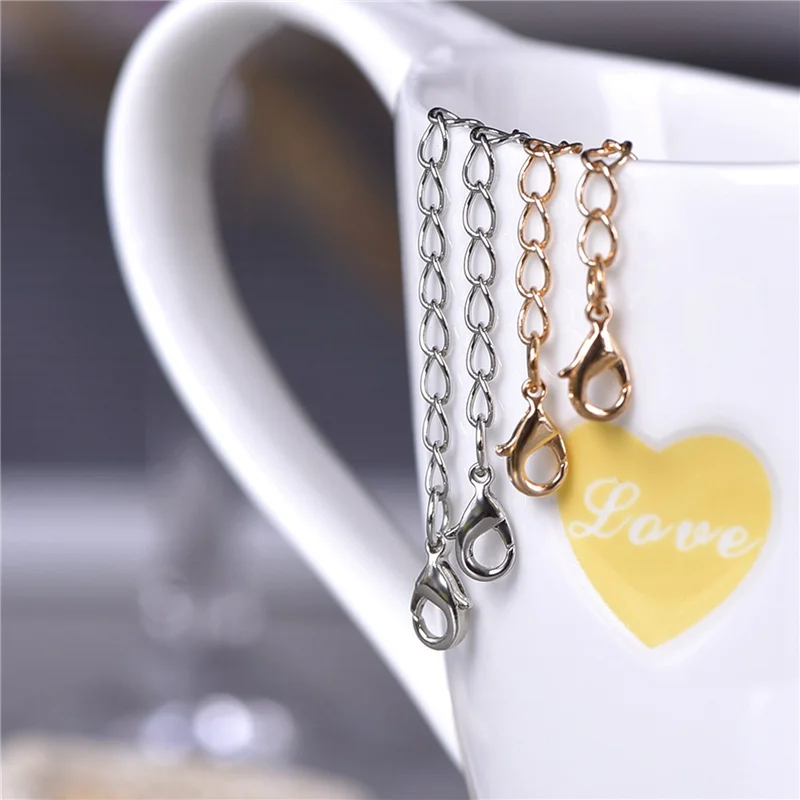 FULL-24 قطعة قلادة من الفولاذ المقاوم للصدأ موسع سوار موسع موسع سلسلة مجموعة 6 بوصة 4 بوصة 3 بوصة 2 بوصة