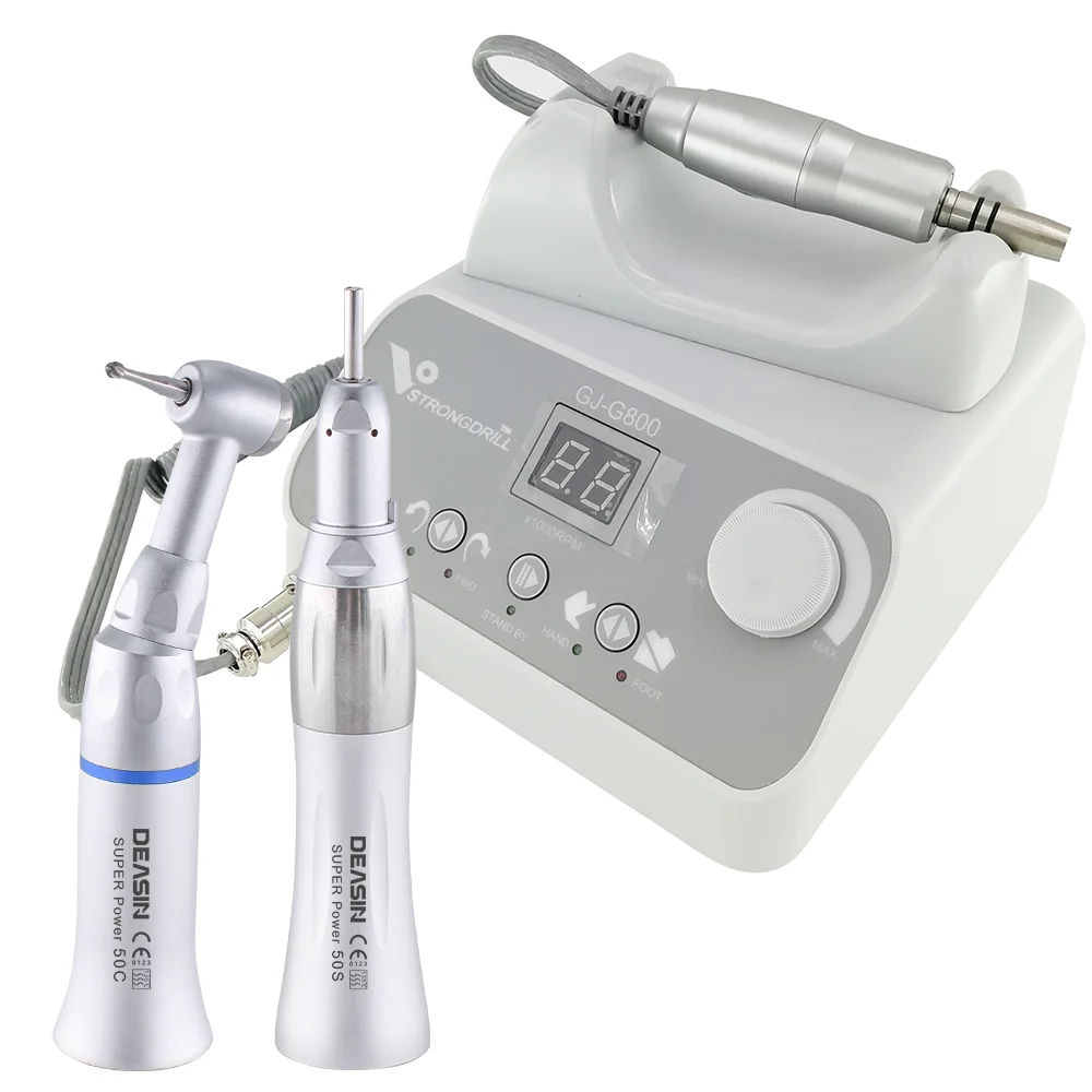 

den tal Lab E-type STRONGDRILL Powerful 50000 RPM Brushless Micro Motor GJ-G800 Brushless Polishing Handle Nail Drill Micromotor