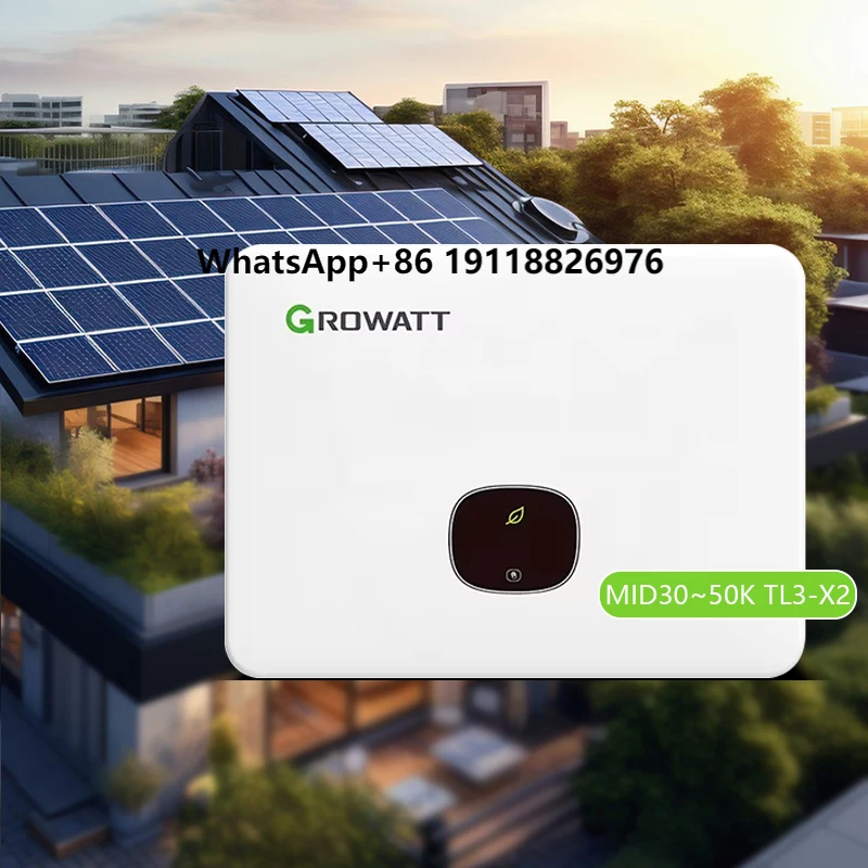

Growatt Mid 30-50ktl3-x2 3 Phase on Grid Solar Inverter Product Home Solar Power System Home Solar Energy System