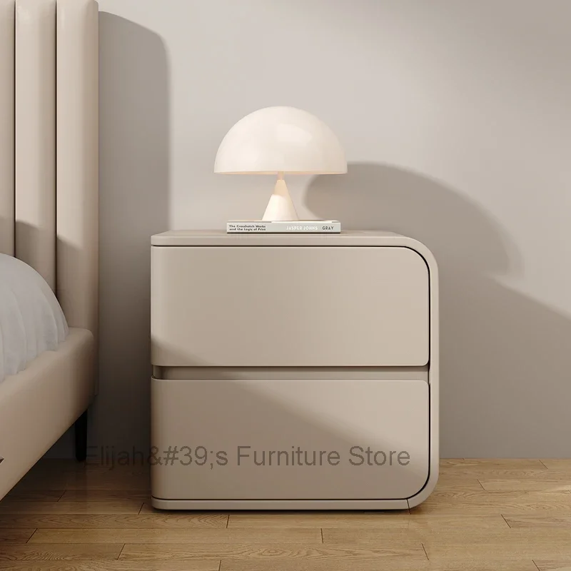 Unique Storage Bedside Table Makeup Round Mini Narrow Bedside Table Small Auxiliary Mobile De Nuit Full Bedroom Furniture GG