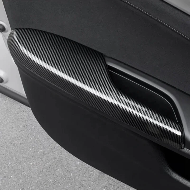 For HONDA 2016-2021 10th CIVIC SEDAN HATCHBACK TYPE-R Door armrest protective cover decorative cover Carbon fiber pattern