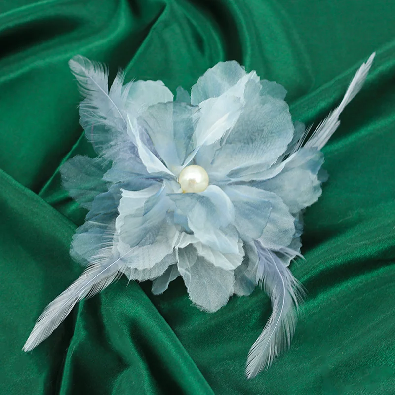 Penas de flores sexy para mulheres, vestido DIY, chapéu de festa, decorações para cocar, plumas, lindos corsages de casamento, atacado, 1pc