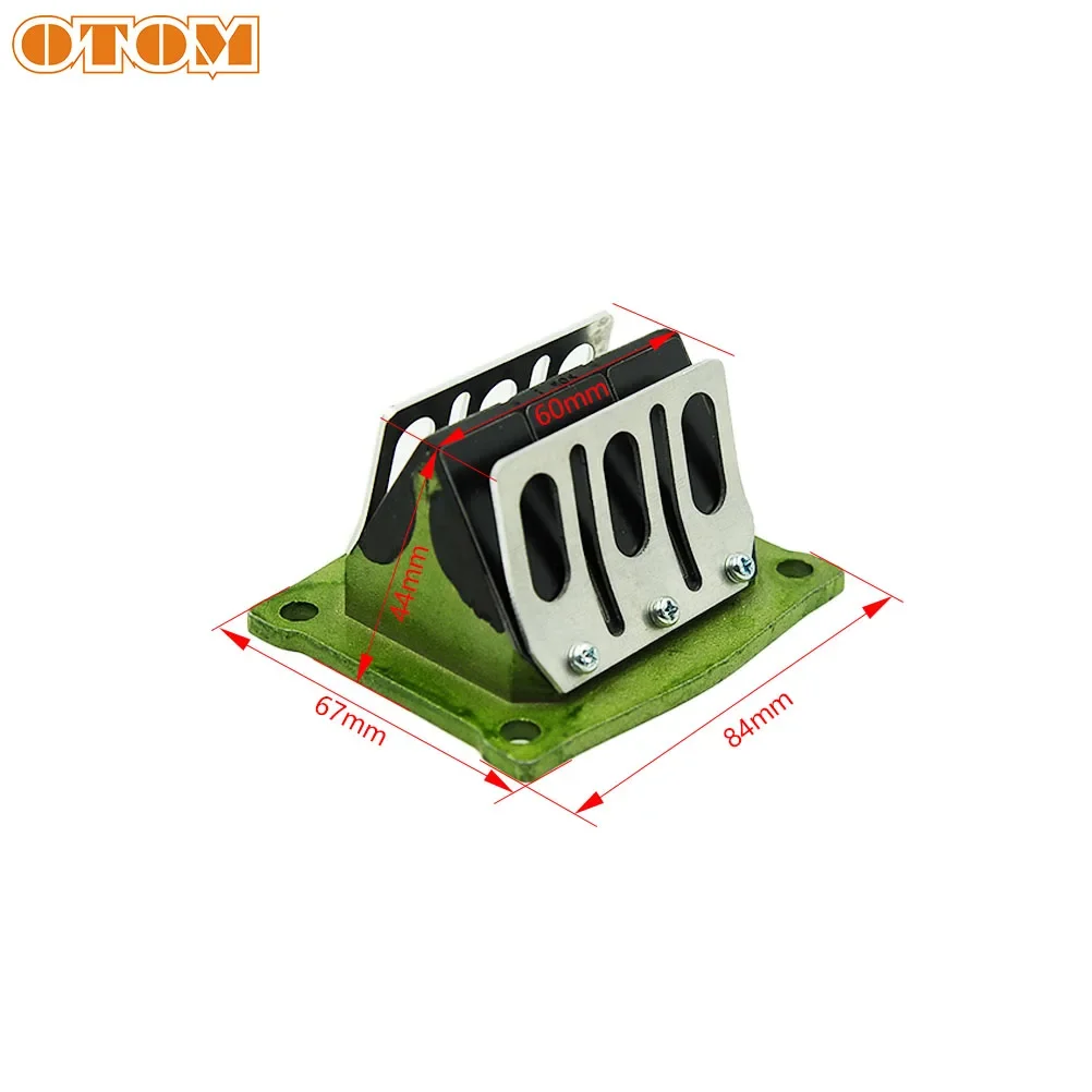 OTOM Motorcycle Valve Assy Scooters Intake Manifold Reed Valve Assembly For YAMAHA DT230 MT250 Dirt Pit Bike ATV off-road Parts