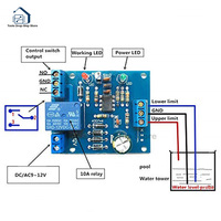 9V-12V Liquid Water Level Controller Sensor Automatic Pumping Drainage Water Level Detection Water Short Protection Pump Control
