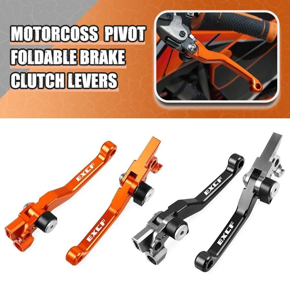

FOR KTM EXCF 250/350/450 500EXCF Motorcycle Accessories Foldable Pivot Dirt Bike Brake Clutch Levers Cable Lever Aluminum Handle