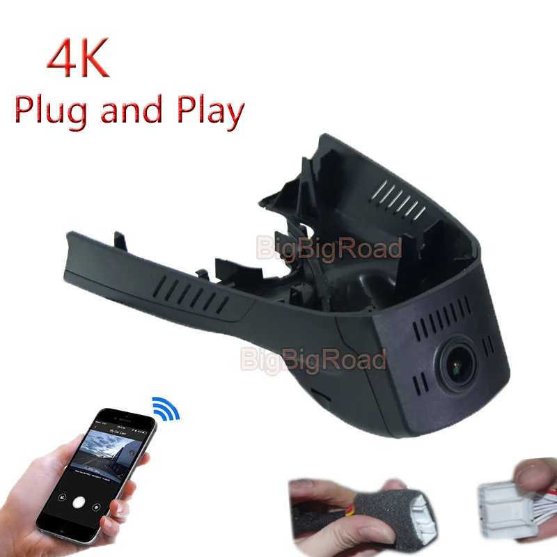 4K Car Video Recorder Wifi DVR DashCam For Mercedes Benz CLA GLA 200 CLA200 GLA260 A200 A180 A250 Class A W176 X117 2013-2019